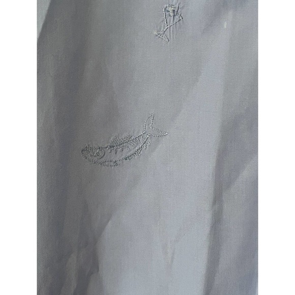 Columbia Men's XL Light Blue Shirt Button Up Fish & Martinis - Picture 6 of 9